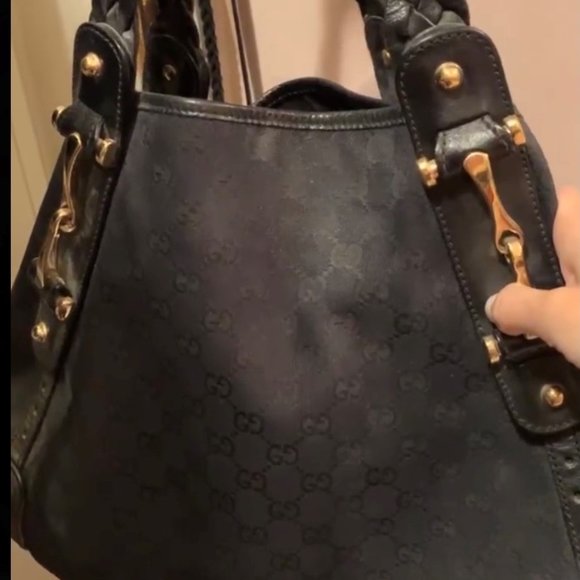 Authentic Gucci Canvas Tote - Picture 2 of 3